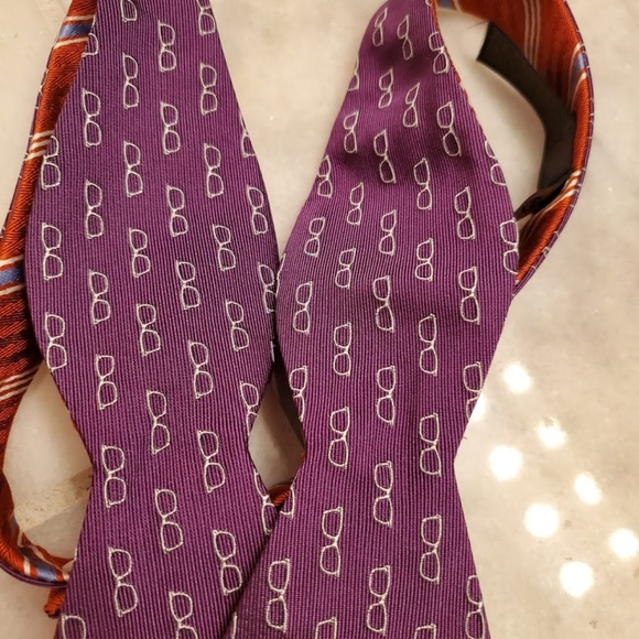 NWT Authentic Brooks Brothers Reversible Bowtie - Picture 7 of 8